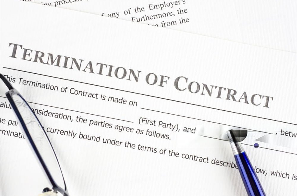 Ways to terminate a contract