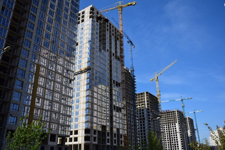 Skyscrapers-an example of large construction project
